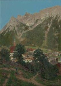 Mittenwald Mit Karwendelgebirge