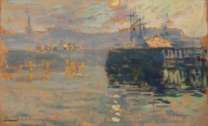 Soleil Levant. by Henri-Gaston Darien