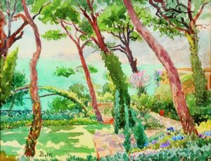 Garden By The Sea by Edward Darley Boit