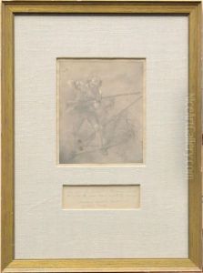 ''here Once The Embattled Farmers Stood...' by Felix Octavius Carr Darley