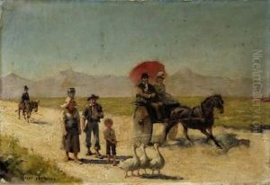 Promenade En Caleche by Maxime Dastugue