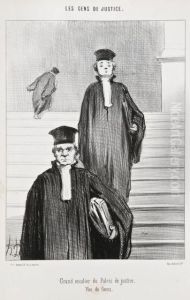 Les Gens De Justice by Honore Daumier