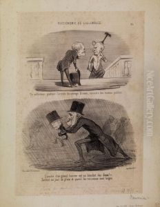 Physionomie De L````assemblee by Honore Daumier
