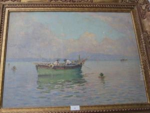 Pecheurs Dans La Rade De Toulon