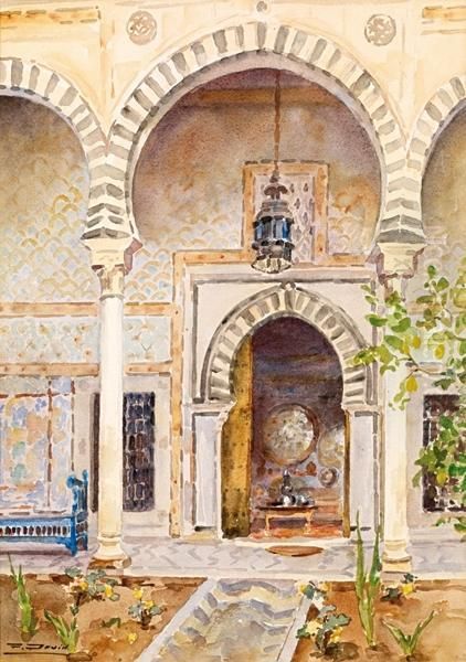 Interieur D'un Palais Oriental - view 1
