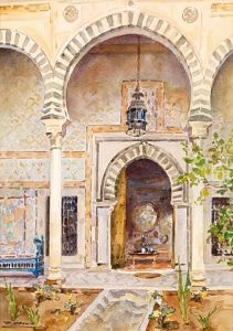 Interieur D'un Palais Oriental by Ferdinand David