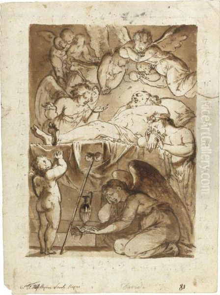 Angels Lamenting Over The Dead Christ - view 1