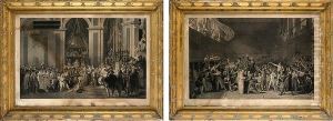 Le Sacre De Napoleon, Le Serment Du Jeux De Paume by Jacques Louis David