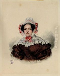 "retrato De Dama Con Traje Marron" by Jean Louis David
