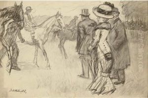 The Parade Ring by Ossipovitch Vidgoff David