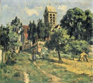 Fermiere Dans Un Village by Germain David-Nillet