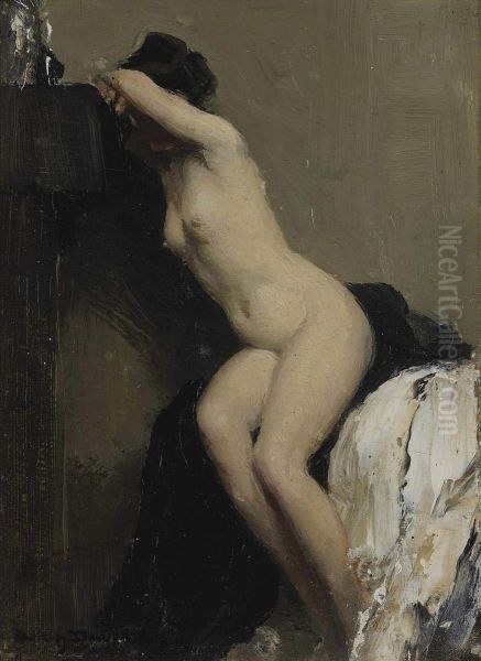 Seated Female Nude - view 1