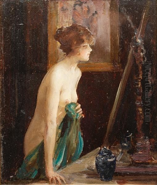 At The Mirror by Allan Douglas Davidson