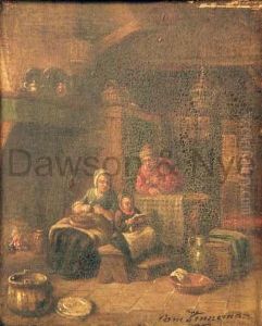 A Framed Oil On Board by George Dutch Davidson