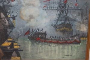 Naval Battle by Julian Oliver Davidson
