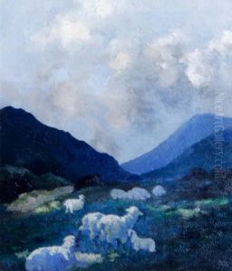 Bluebells, Connemara by Lilian Lucy Davidson