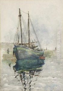 Coal Boat by Lilian Lucy Davidson