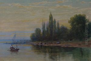 Figures In A Boat by Arthur Bowen Davies