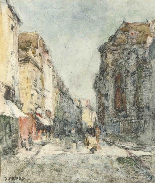 A Street In Dieppe - view 1