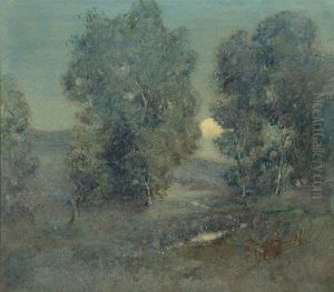 Moonlight At Templestowe by David Davies