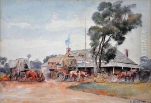 a Wayside Inn And Wool Wagons