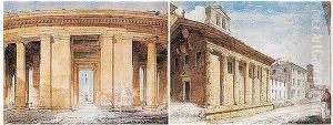 A Group Of Views Of Rome by John Davies
