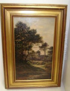 Branksome Chine, Looking From The Sea End by Arthur H. Davis