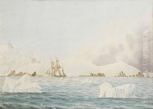 'coulman Island' Showing Erebus And Terror