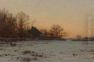 Winter Twilight by Charles Harold Davis