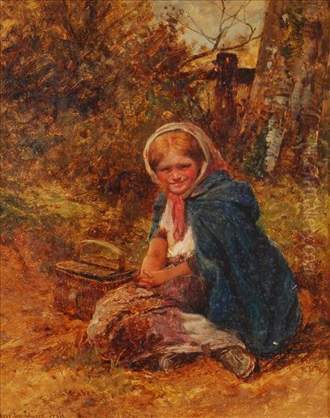 A Young Girl Resting - view 1