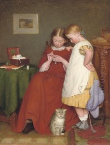 The Crochet Lesson by Edward Thompson Davis