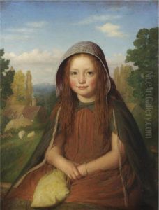 A Country Lass by Edward Thompson Davis