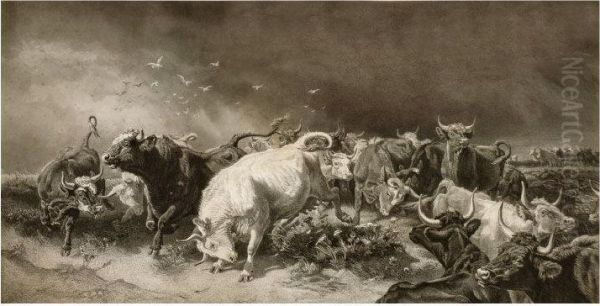 'a Panic' by Henry William Banks Davis, R.A.