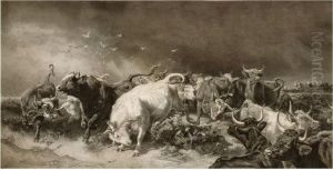 'a Panic' by Henry William Banks Davis, R.A.
