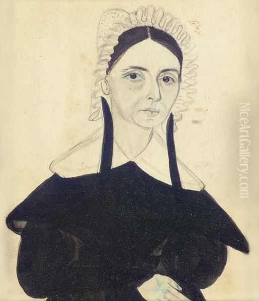 Portrait Of A Lady In A White Cap - view 1
