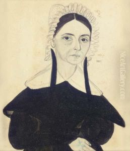 Portrait Of A Lady In A White Cap by Jane Anthony Davis