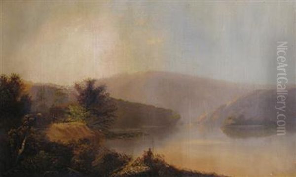 Landscape From The Hudson River Valley - view 1