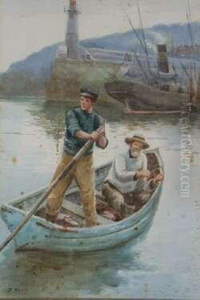 Fishing In The Harbour - view 1