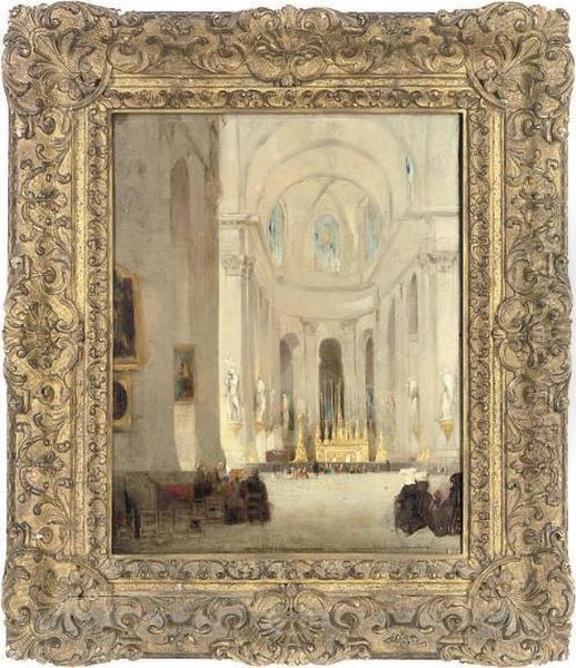 The Interior Of St. Sulpice, Paris - view 1