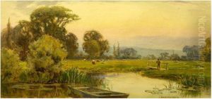 Near Rickmansworth by Joseph Barnard Davis