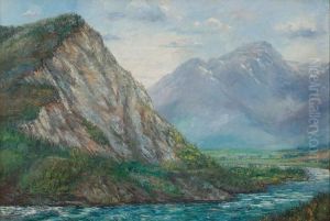 Alaskan Landscape by Leonard Moore Davis