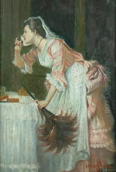 Sampling The Delights Of Her Mistress's Dressing Table - view 1
