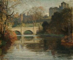 The Bridge, Thought To Be At Alnwick Castle, Northumberland by Noel Denholm Davis