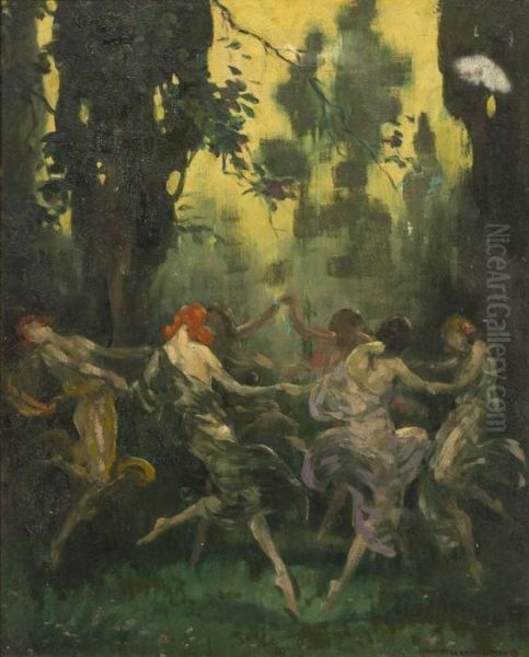 Women Dancing In A Circle - view 1