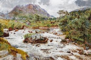 A Highland Stream by William Davis