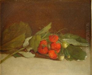 Still Life With Strawberries by William M Davis