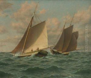 Schooners At Sea Schooners At Sea