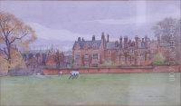 Playing Soccer At Rugby College - view 1