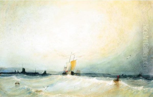 Shipping Off The Coast - view 1