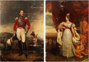 Portrait Des Russischen Zaren Nikolaus I